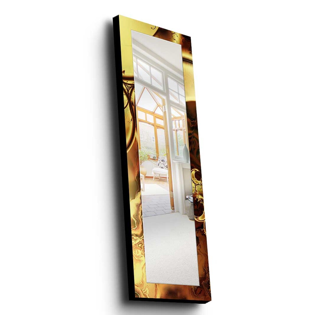 Oglinda decorativa, 40120MA-073, Cadru din lemn de pin (grosime: 27 mm), Multicolor — imaginea 4