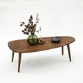 Masuta de cafea, Neostill, Sweet, 115x38x50 cm, Lemn masiv, Maro