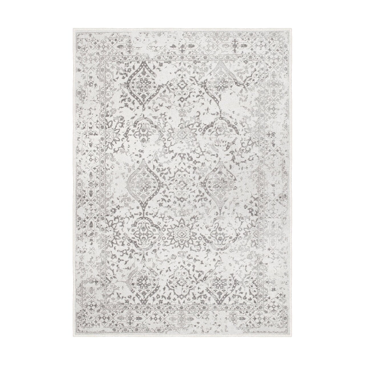 Covor, Kece-Fr17, 80x120 cm, Gri — imaginea 7