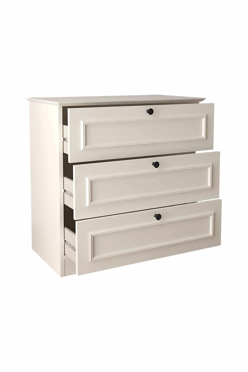 Dulap, Hanah Home, Mira, 78x78x43 cm, Alb - imagine 6