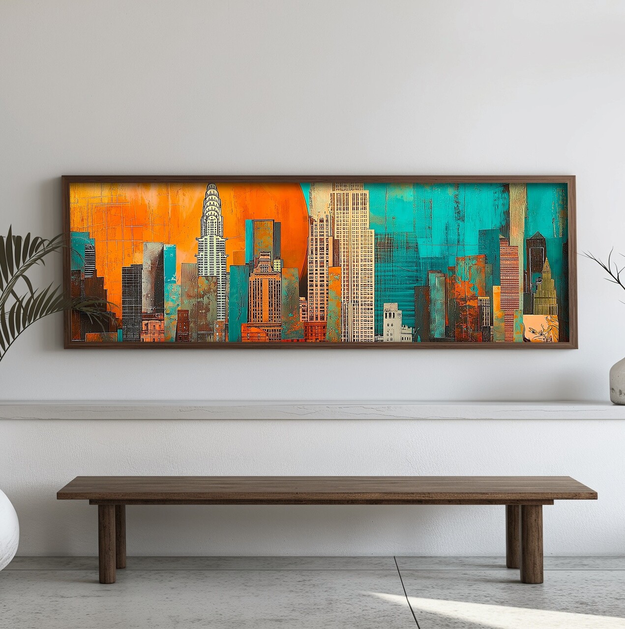 Tablou decorativ EMR038 Lemn Multicolor