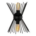 Aplica de perete, Kirpi - 3091, Opviq, 23 x 16 x 33 cm, 2 x E27, 40W, negru