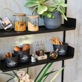 Set oliviera 4 recipiente + suport, Tognana, Dolce Casa Cooking with Love, sticla/lemn
