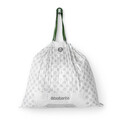 Set 40 saci de gunoi, Brabantia, PerfectFit, marimea R, 36 L, nailon, alb