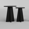 Set masute de cafea, Neostill, Mushroom 2, PAL, Negru