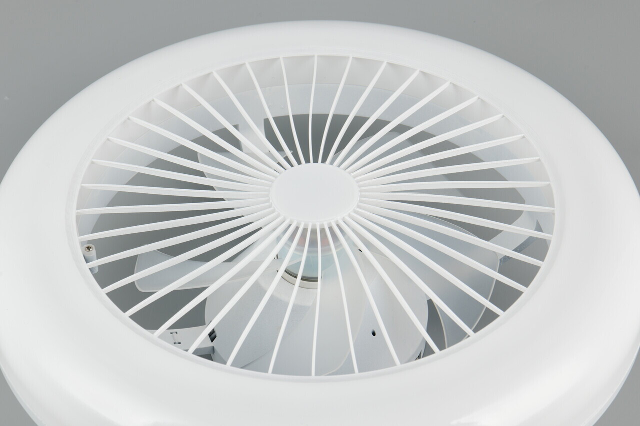 Plafoniera cu ventilator Mora, RL, 45x14 cm, 13W, 1x SMD, plastic, alb - view 5