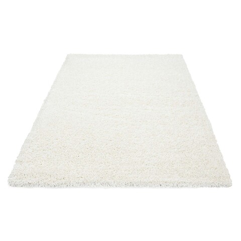 Covor Shaggy Louis, Decorino, 80x150 cm, polipropilena, crem