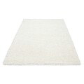 Covor Shaggy Louis, Decorino, 80x150 cm, polipropilena, crem