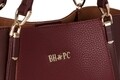 Geanta Beverly Hills Polo Club, 611, piele ecologica, visiniu