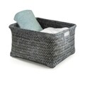 Cos pentru depozitare, Compactor, Dalat Anthracite, 41 x 35.5 x 22 cm, bambus, gri