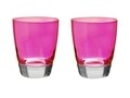 Set 2 pahare, Happy Colour, Excelsa, 300 ml, sticla, lila