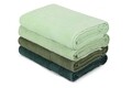 Set 4 prosoape de baie 801,  Beverly Hills Polo Club, 70x140 cm, bumbac, verde
