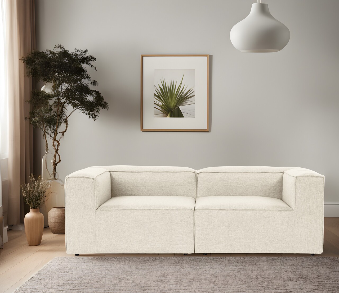 Canapea 2 locuri Atelier del Sofa 560ARE2184 Ecru