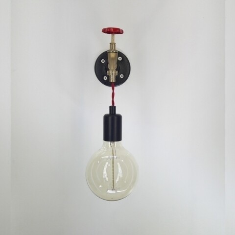 Aplica de perete All Deisgn, metal, 10x16x25 cm, Industrial 10x16x25