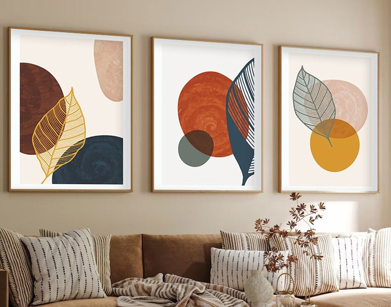 Tablou decorativ Huhu209 MDF Lemn masiv (Grosime: 25 cm Multicolor
