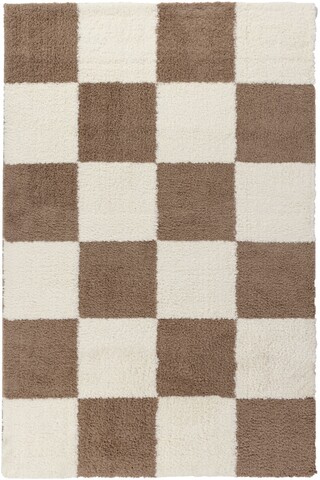 Covor Hugh, Decorino, 160x235 cm, polipropilena, crem/maro