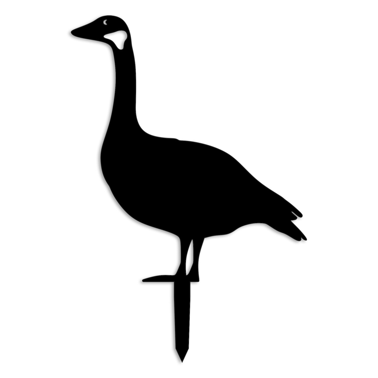 Obiect decorativ de grădină, Goose 01, 64x44 cm, Negru - view 4