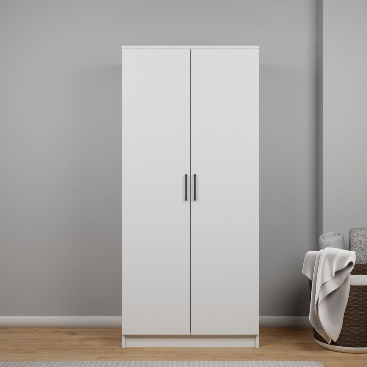 Dulap pentru haine, Miwood, Kardelen 1600-100, Alb - 1 | YEO