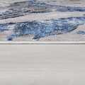 Covor Marbled Navy, Flair Rugs, 60x230 cm, polipropilena/poliester, bleumarin