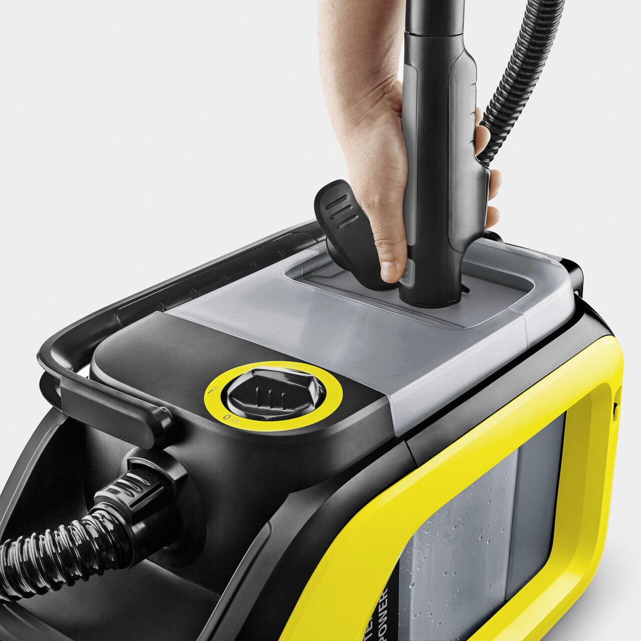 Aspirator cu spalare prin injectie-extractie cu acumulator SE 3-18 Compact Battery Set, Karcher, galben — imaginea 5