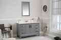 Set mobilier de baie (2 piese), Jussara, Michigan 48, Gri inchis