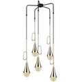 Lustra, Opviq, 892OPV1481, Metal, Negru