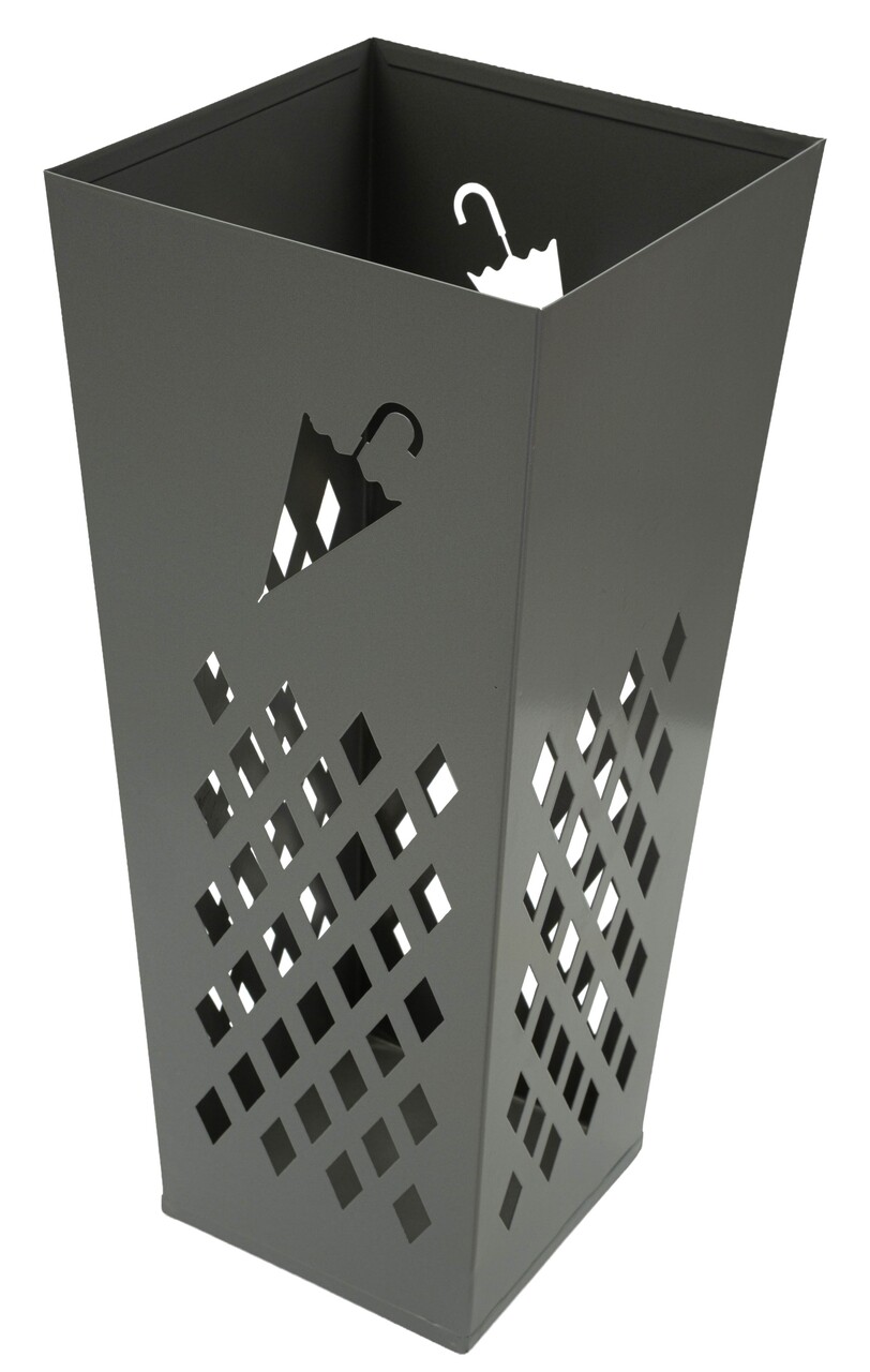 Suport pentru umbrele, Mauro Ferretti, Holder -B, 19x19x48 cm, metal, gri - imagine 4