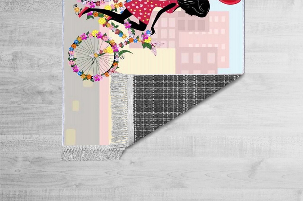 Covor, ELS502, 100x200 cm, Catifea, Multicolor