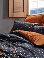 Lenjerie de pat pentru o persoana, Colin - Cinnamon, Cotton Box, Bumbac Ranforce