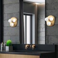 Aplica de perete, Fulgor, 942FLG1384, Metal, Auriu