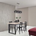 Lustra ELTAP, Gormar, 92x30x120 cm, 3xE27, 15W, otel, negru