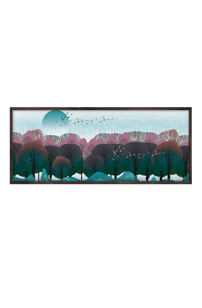 Tablou decorativ, Artsmdfyty50-7033, Vopsea: 100% MDF (grosime: 2,7 mm), Multicolor - view 2