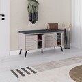 Pantofar, Decortie, Dune Bench, 107x55x35 cm, PAL, Mocha