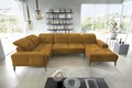 Coltar stanga 6 locuri ELTAP, LT-45LO, Neviro, 350x201x77 cm, lemn/poliester, mustar