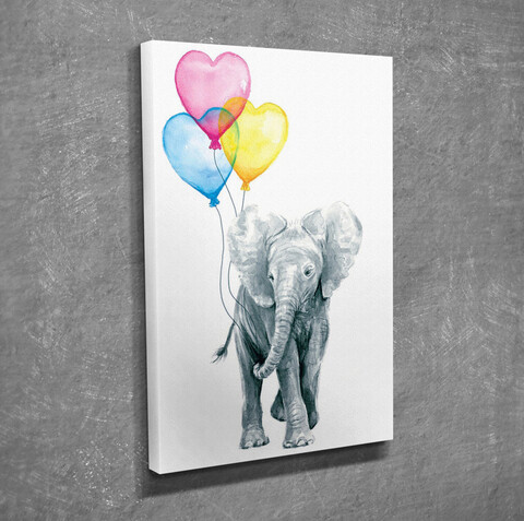 Tablou decorativ, dc357, canvas, lemn, multicolor