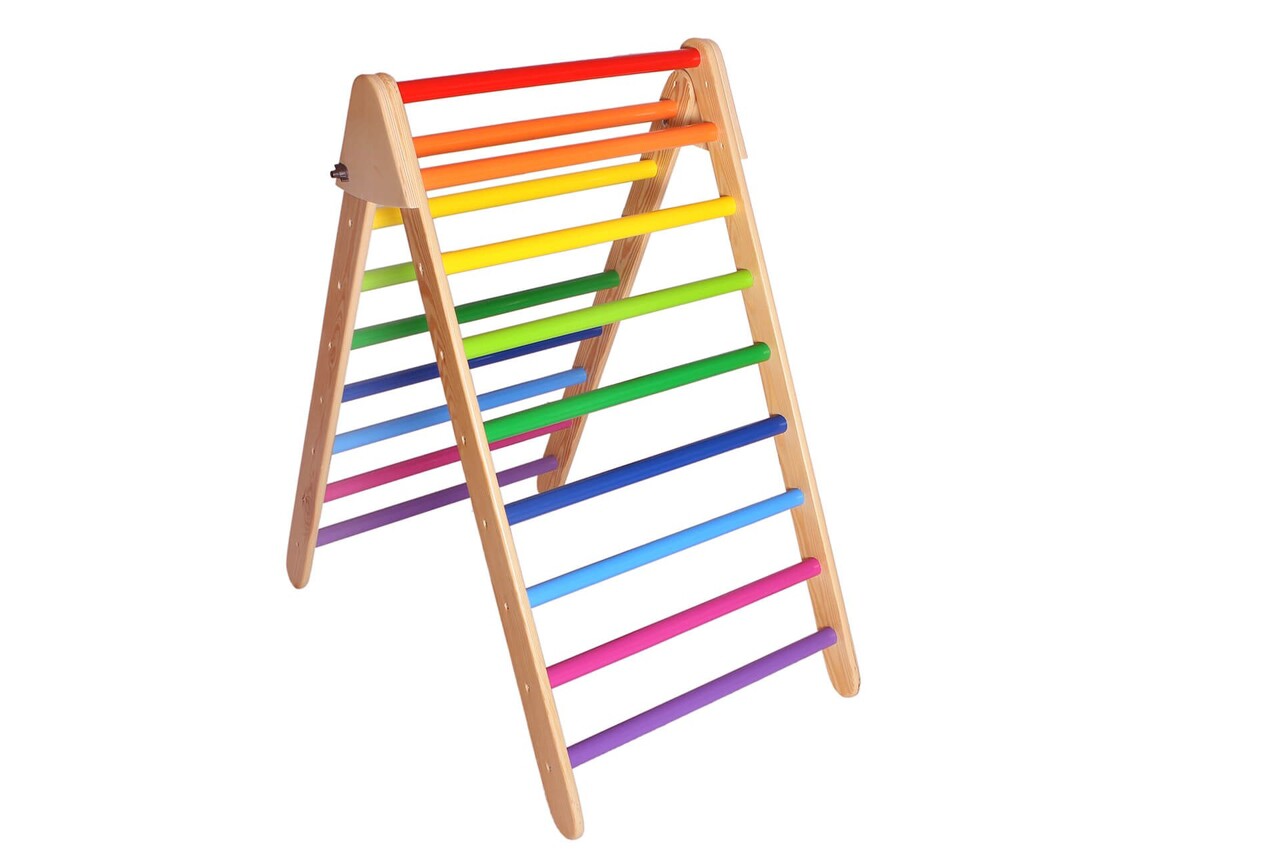 Jucarie pentru landou/carucior, Hanah Home, Stairs, 90x120x64 cm, Multicolor - view 2