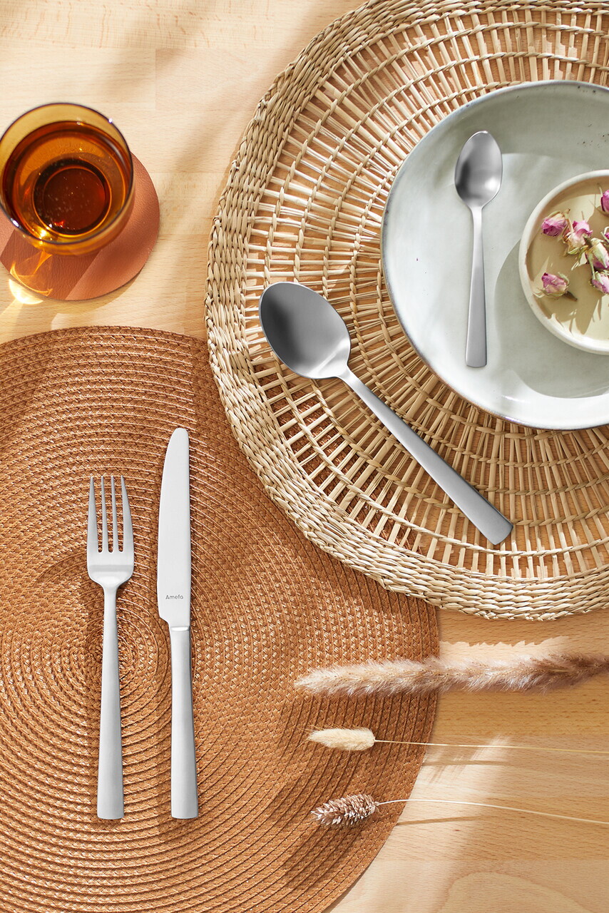 Set tacamuri 24 piese Amefa, Ventura, inox 18/10, argintiu — imaginea 11