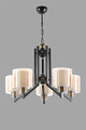 Lustra, Stala, 846STL2923, Metal, Negru/Cupru