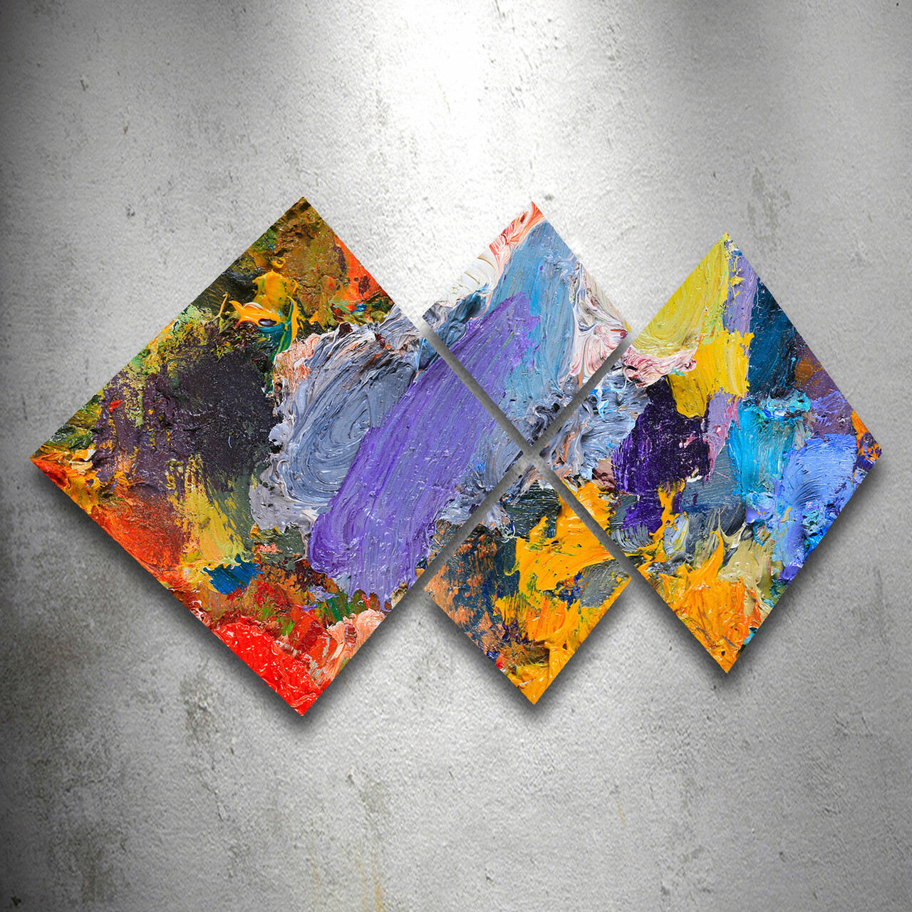 Set 4 tablouri decorative, 4MDF269895851, MDF, Imprimat UV, Multicolor - 1 | YEO