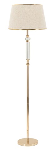 Lampadar Praga, Mauro Ferretti, 1 x E27, 40W, 45x165 cm, fier/sticla, auriu
