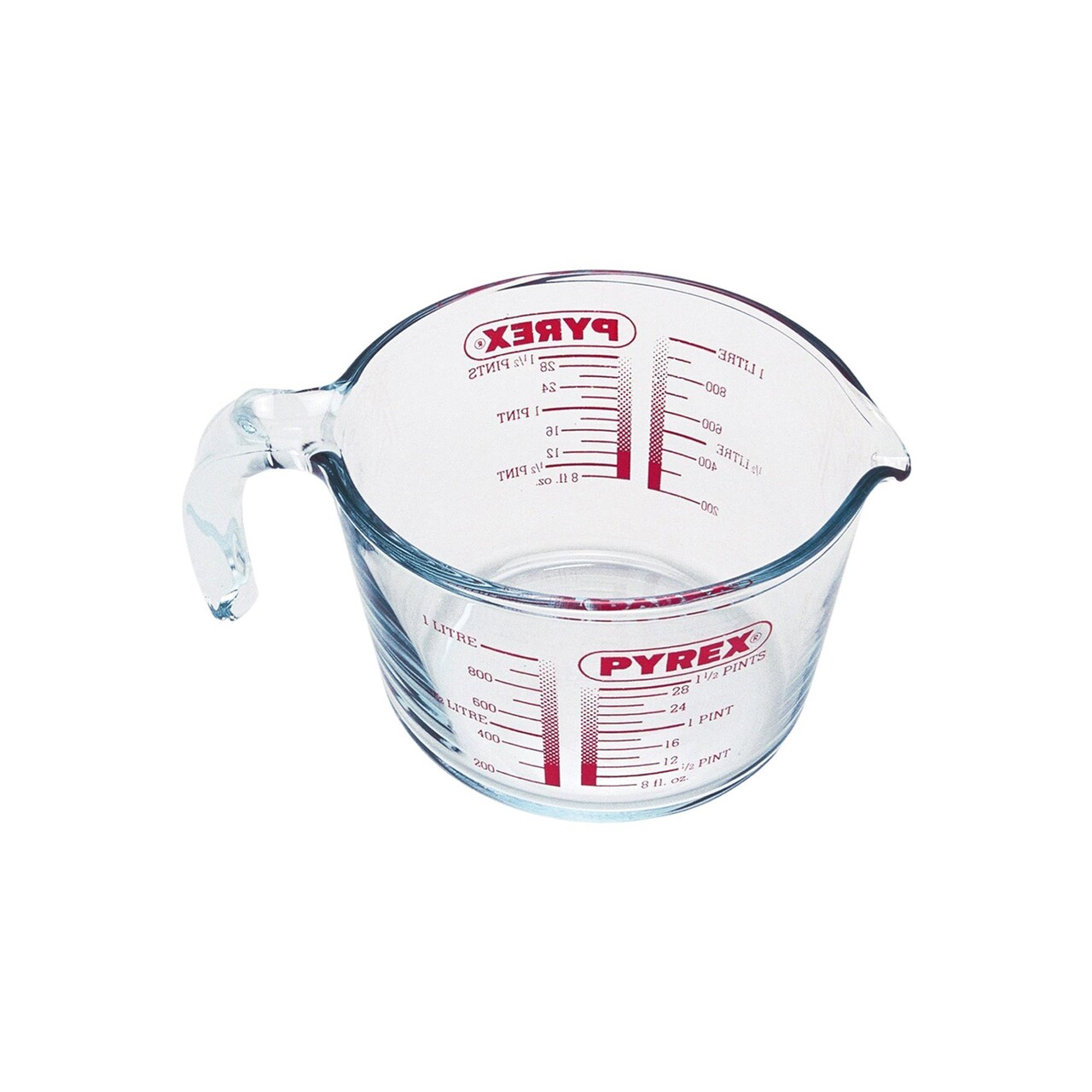 Cana gradata, din sticla borosilicata, 1000ml, "Classic" - Pyrex - imagine 4
