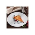 Platou pentru servire Pizza Recipe, Bormioli, Ø33 cm, opal, multicolor