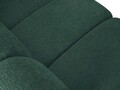 Canapea semirotunda 3 locuri, Lupine, Micadoni Home, BL, 322x135x70 cm, poliester chenille, verde