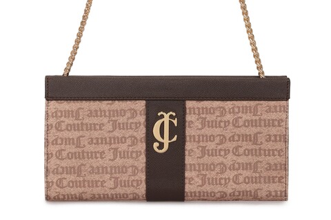 Geanta juicy couture 242, 27x4x16 cm, piele ecologica, maro