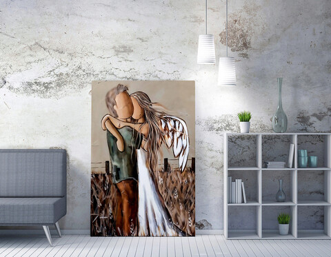 Tablou decorativ, wy179 (70 x 100), 50% bumbac / 50% poliester, canvas imprimat, multicolor
