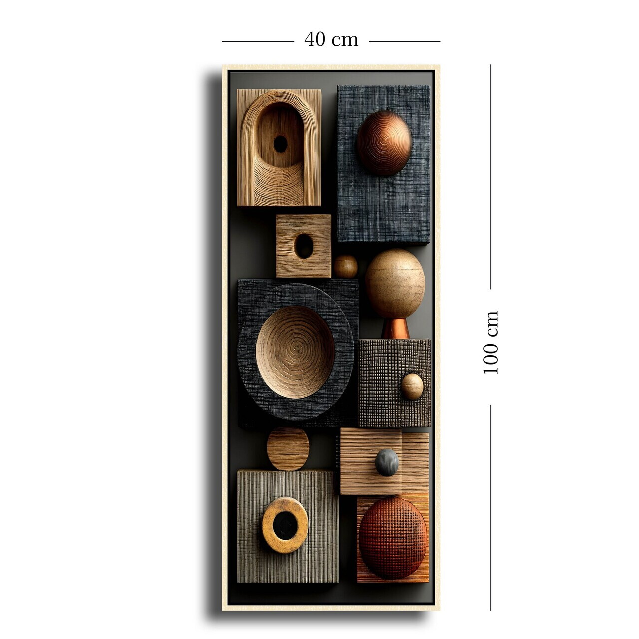 Tablou decorativ, 40100Lcahs-005, Cadru: PVC (Grosime: 5 cm), Multicolor — imaginea 5
