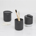 Dispenser sapun lichid, Brabantia, MindSet Infinite Grey, 9.5x8x11 cm, 200 ml, otel, gri