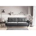 Canapea extensibila 3 locuri ELTAP, SO-BEL-06NU, Bellis, 220x90x83 cm, lemn/poliester, gri