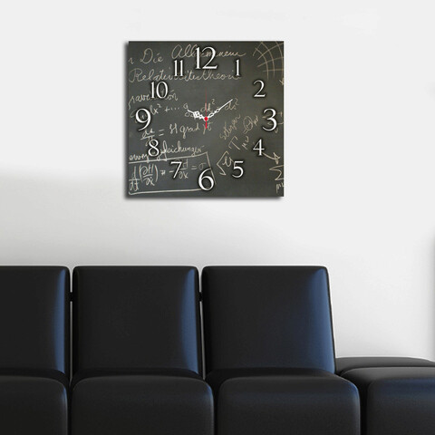 Ceas de perete, msk-08, mdf, dimensiune: 40 x 40 cm, multicolor
