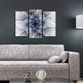 Set 3 tablouri decorative, 3PATK-105, Canvas, 20 x 39 cm, 2 piese, Multicolor